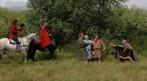Bayeux Tapestry scene photograph